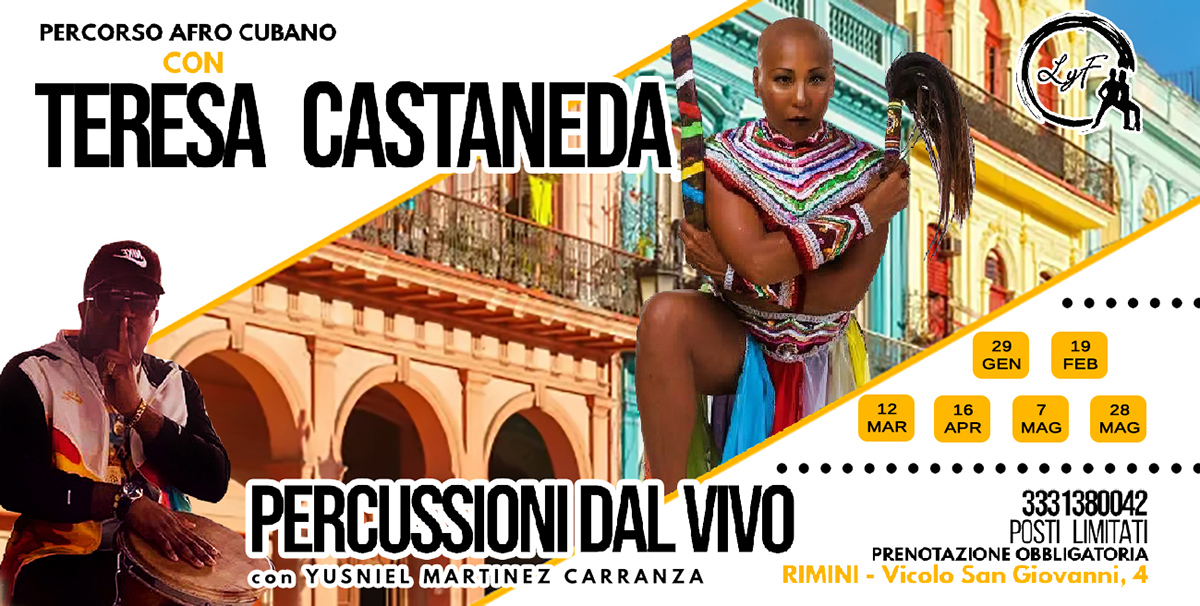 PERCORSO AFRO CUBANO con Teresa Castaneda Rimini